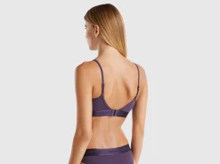 Bra in organic stretch cotton