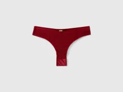 Brazilian underwear in glossy fabric