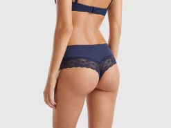Brazilian underwear with lase inserts
