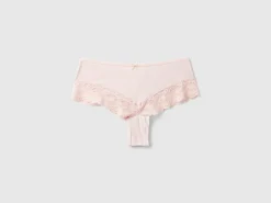 Brazilian underwear with lase inserts