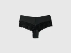 Brazilian underwear with lase inserts