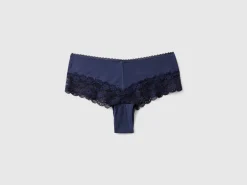 Brazilian underwear with lase inserts