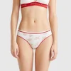 Briefs with biscuit print