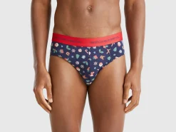 Briefs with Christmas print