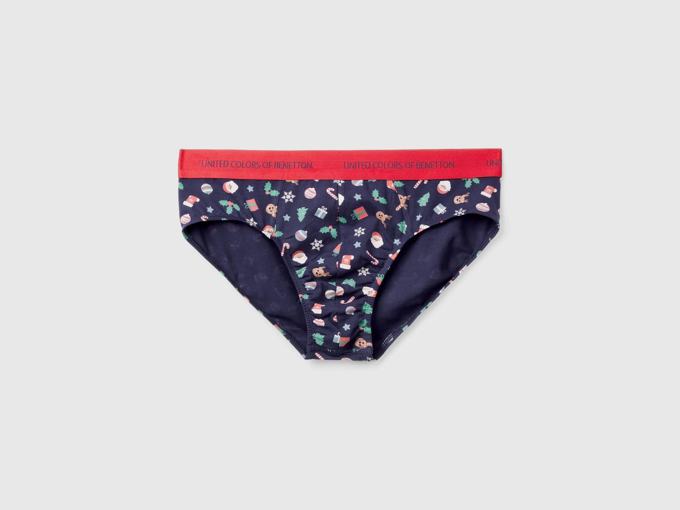 Briefs with Christmas print