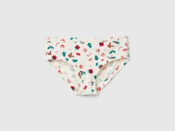 Briefs with Christmas print