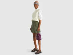 Bucket bag in recycled fabric