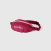 Burgundy pouch in pure cotton