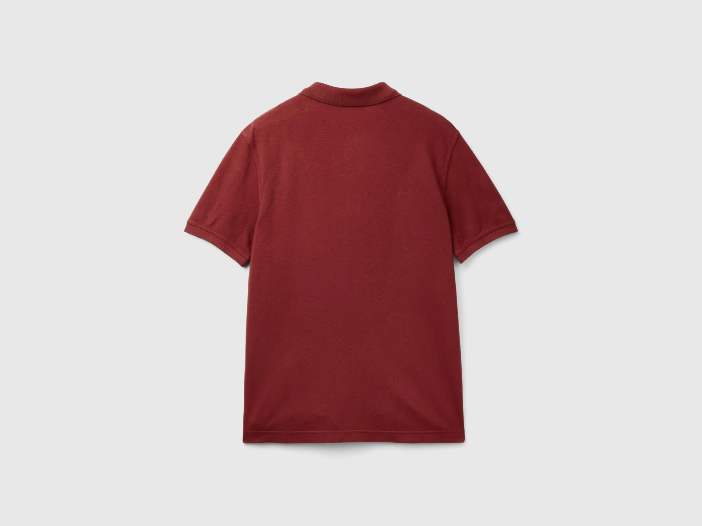 Burgundy regular fit polo