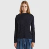 Cable knit sweater