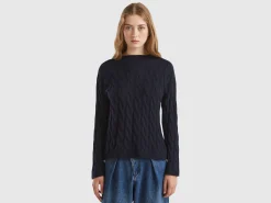 Cable knit sweater