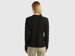 Cable knit sweater