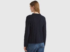Cable knit sweater