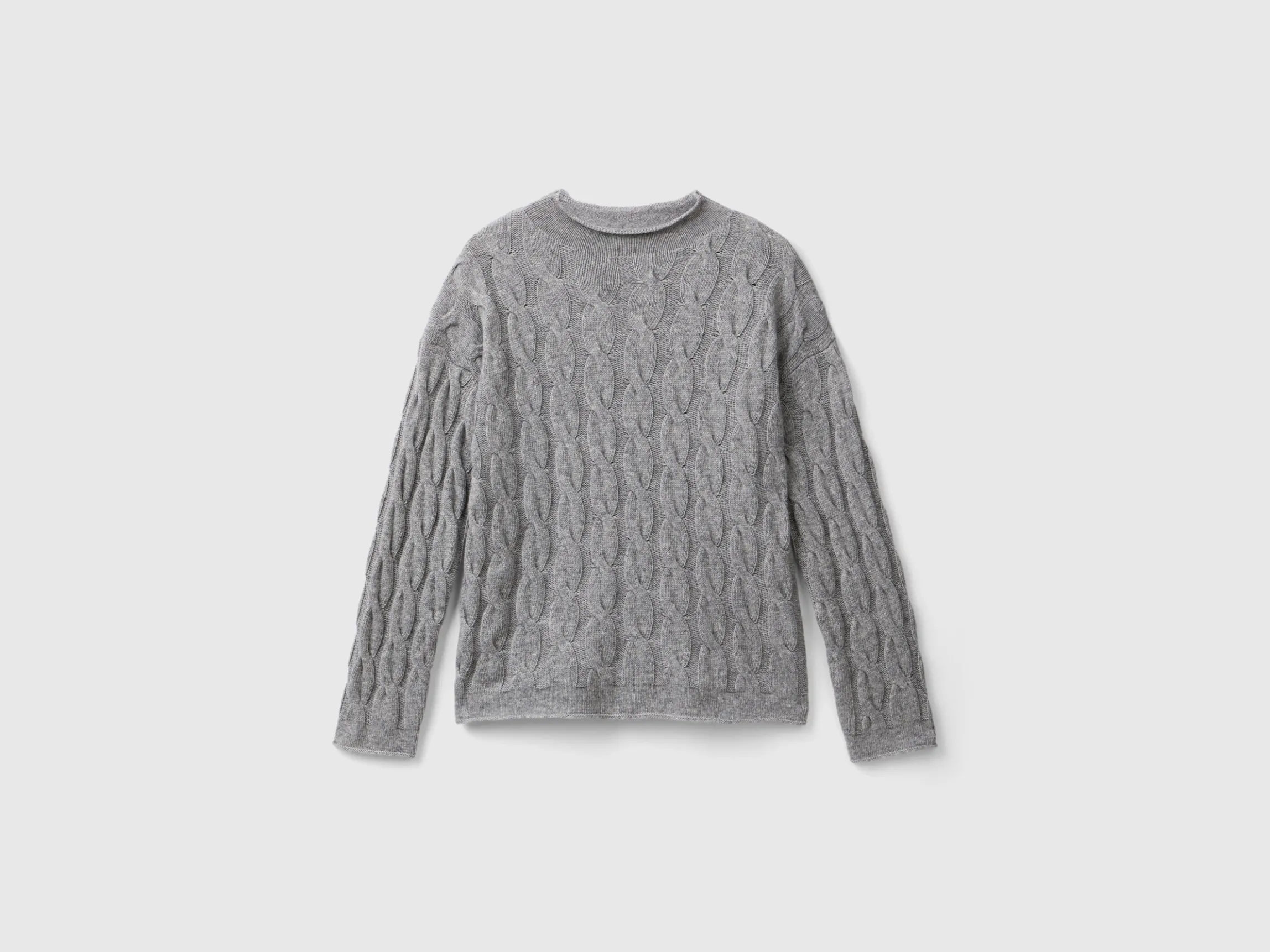 Cable knit sweater