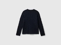 Cable knit sweater