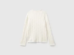 Cable knit sweater