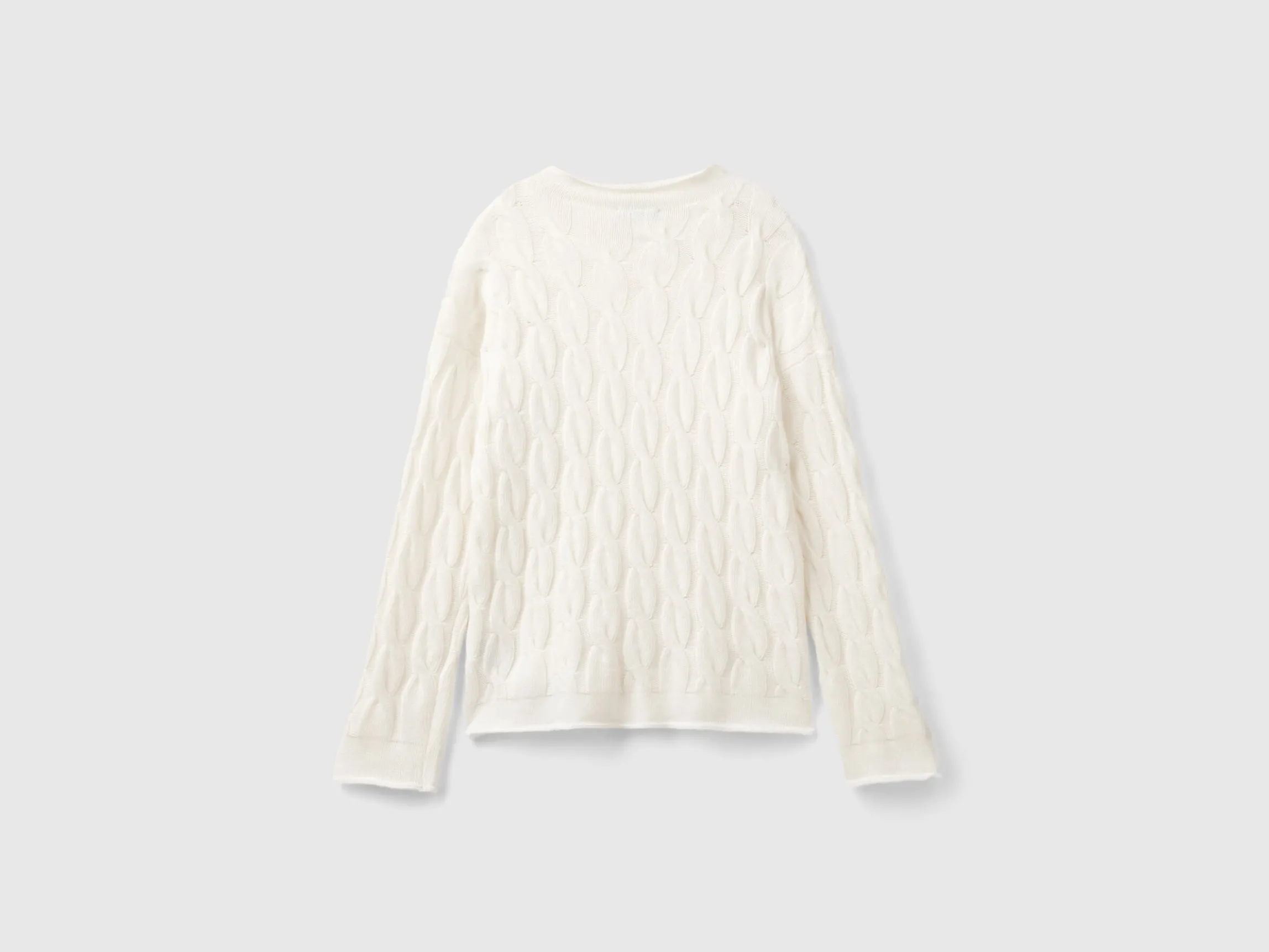 Cable knit sweater