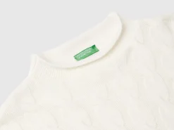 Cable knit sweater