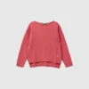 Cable knit sweater in wool blend
