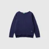 Cable knit sweater in wool blend