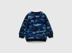 Camouflage print sweatshirt