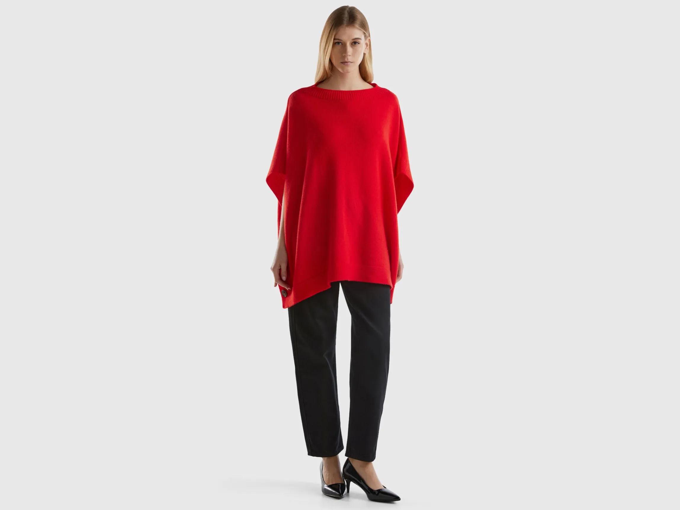 Cape with boat neck