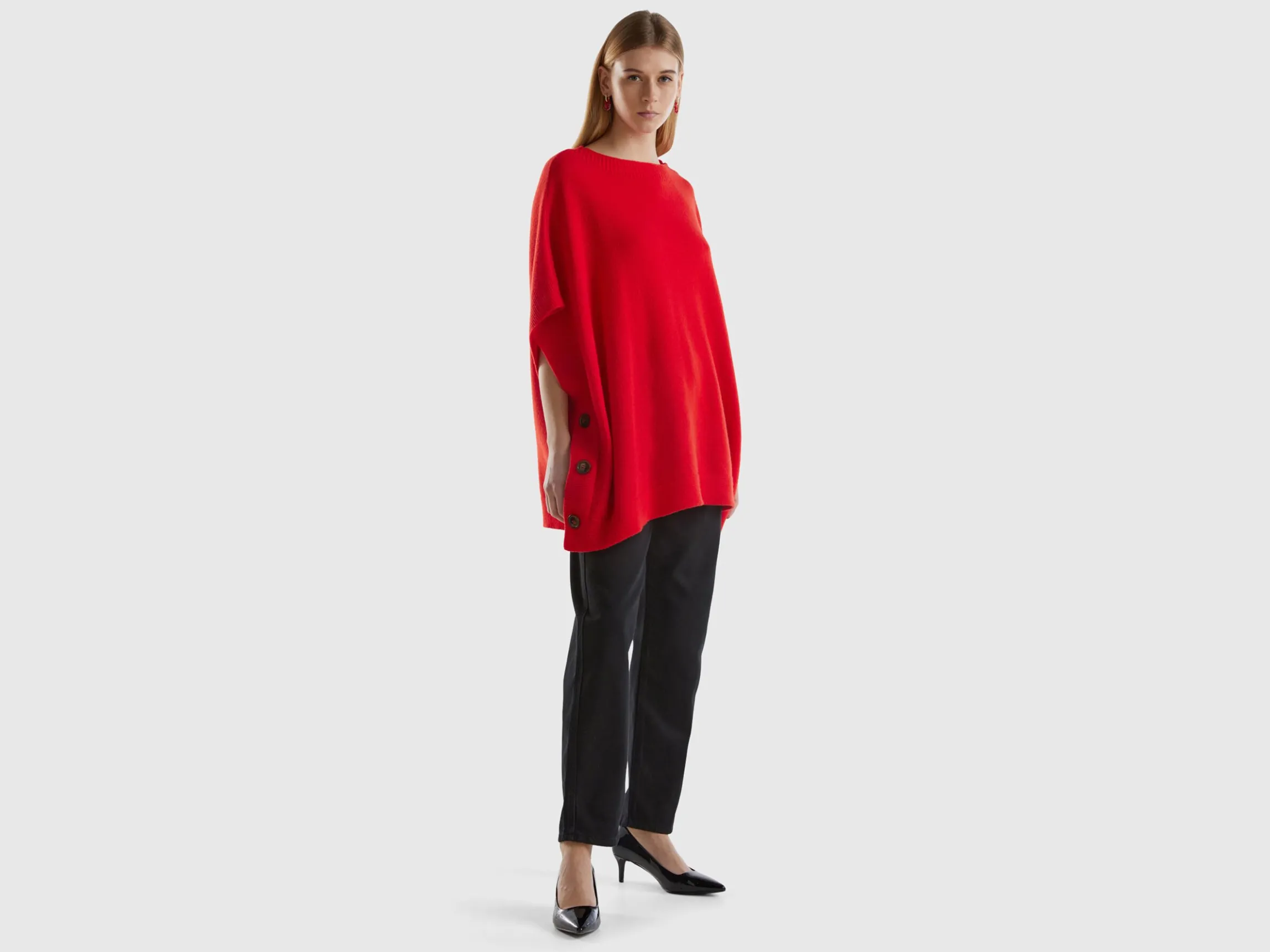 Cape with boat neck