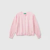 Cardigan in pure cotton