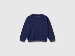 Cardigan in pure cotton lurex