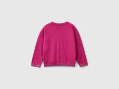 Cardigan in pure cotton lurex