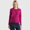 Cardigan in pure Shetland wool