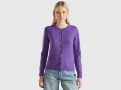Cardigan in pure Shetland wool