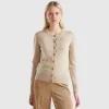 Cardigan in pure Shetland wool
