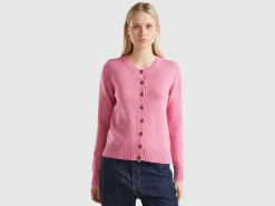 Cardigan in pure Shetland wool