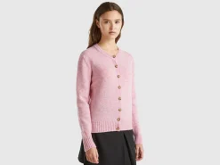 Cardigan in pure Shetland wool