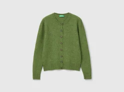 Cardigan in pure Shetland wool