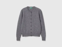 Cardigan in pure Shetland wool