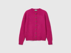 Cardigan in pure Shetland wool