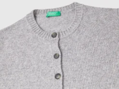 Cardigan in pure Shetland wool