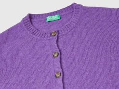 Cardigan in pure Shetland wool