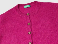 Cardigan in pure Shetland wool