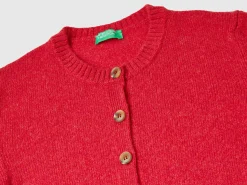 Cardigan in pure Shetland wool