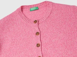 Cardigan in pure Shetland wool