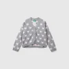 Cardigan with heart motif
