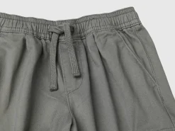 Cargo trousers with drawstring