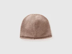 Cashmere blend cap