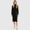 Cashmere blend midi dress