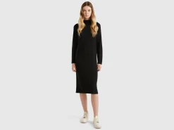 Cashmere blend midi dress