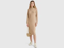 Cashmere blend midi dress