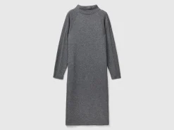 Cashmere blend midi dress